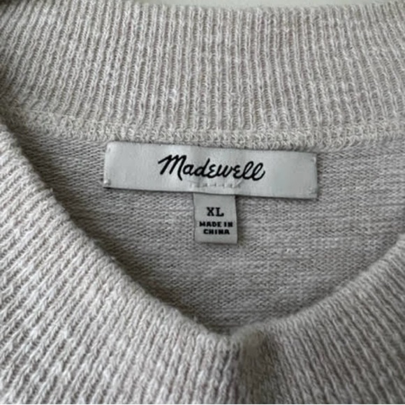 Madewell crewneck sweater, size XL - Picture 2 of 3